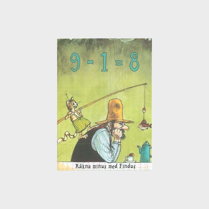 Findus 9 -1 = 8  Rkna Minus Med Findus - Hjelm Frlag - Bog