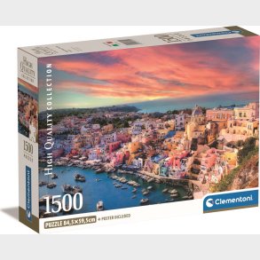 1500 Puslespil Hqc Picturesque Procida Island Brikker
