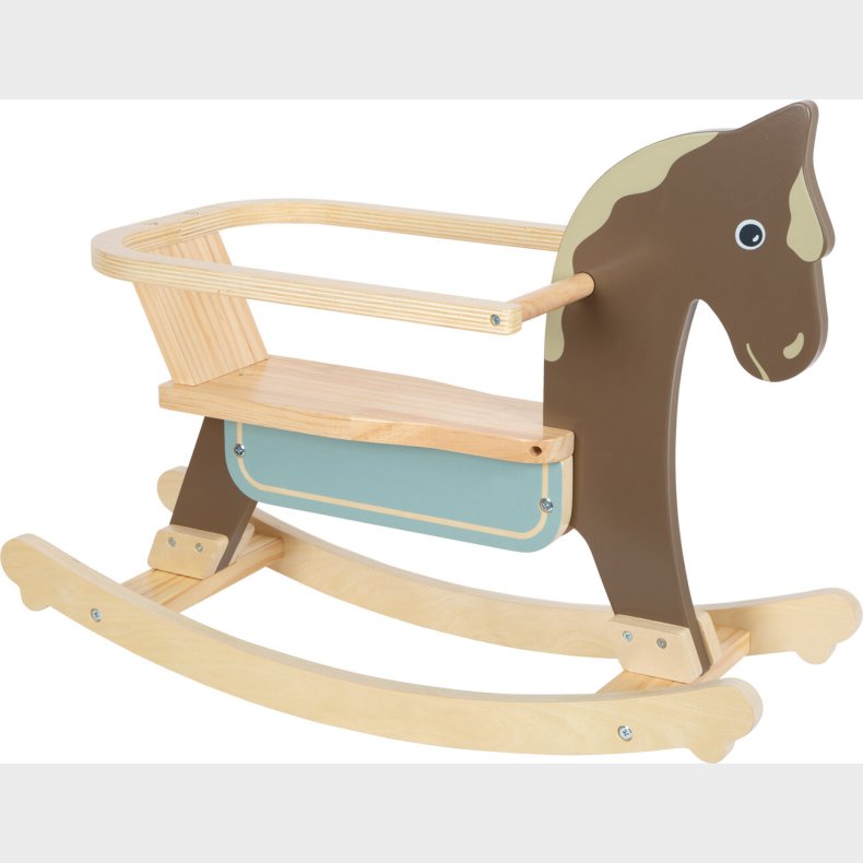 Gyngehest M/beskyttelsesring