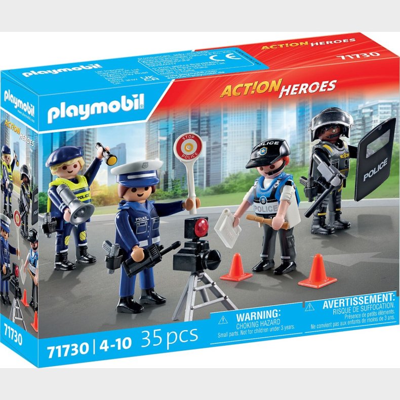 Playmobil - Police Figures Set (71730)