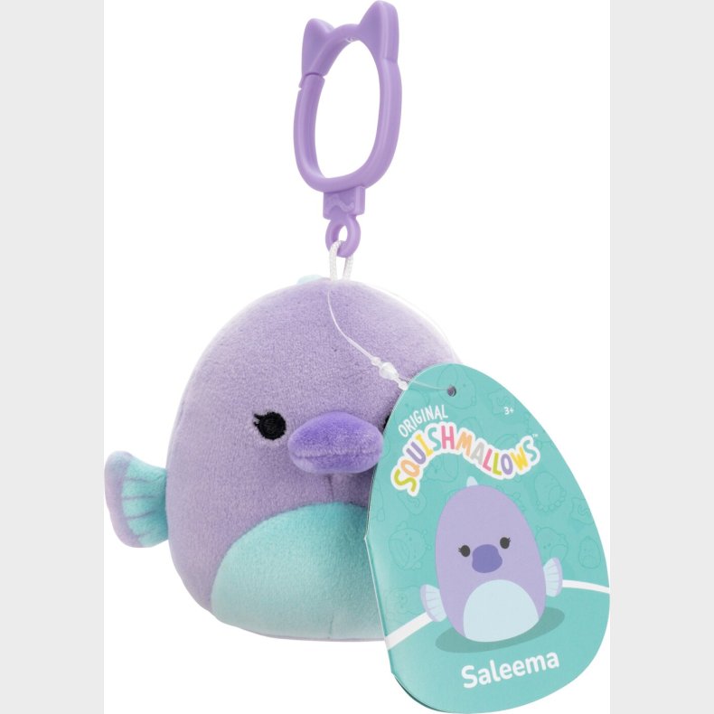 Squishmallows - 9 Cm P22 Clip On  - Saleema Paddlefish