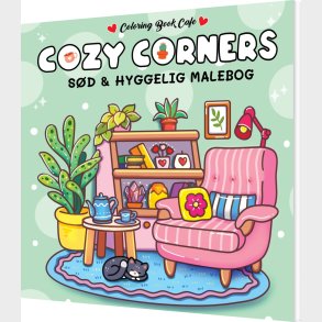 Malebog: Cozy Corners - Coloring Book Cafe - Bog