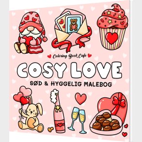 Malebog: Cozy Love - Coloring Book Cafe - Bog