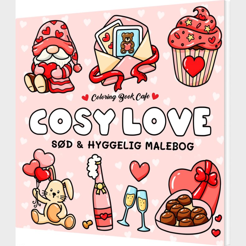 Malebog: Cozy Love - Coloring Book Cafe - Bog