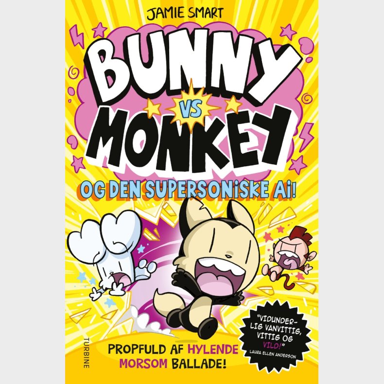 Bunny Vs Monkey Og Den Supersoniske Ai! - Jamie Smart - Bog