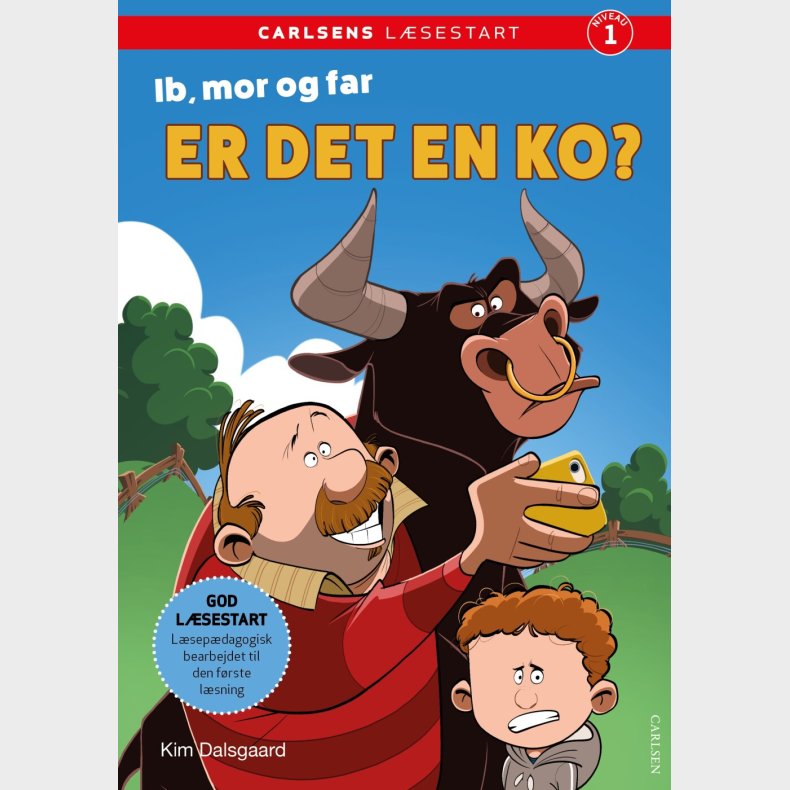 Carlsens Lsestart: Ib, Mor Og Far - Er Det En Ko? - Kim Dalsgaard - Bog