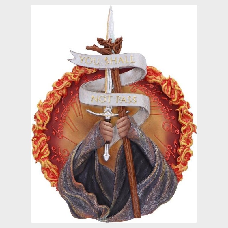 Lord Of The Rings You Shall Not Pass Wall Plaque