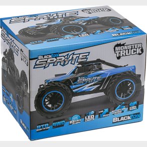 Blackzon - Rc Monster Truck Bil - Spryte Mt 1/20 4wd - Bl
