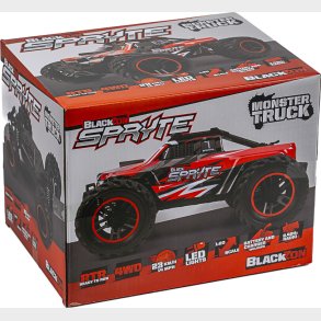 Blackzon - Rc Monster Truck Bil - Spryte Mt 1/20 4wd - Rd