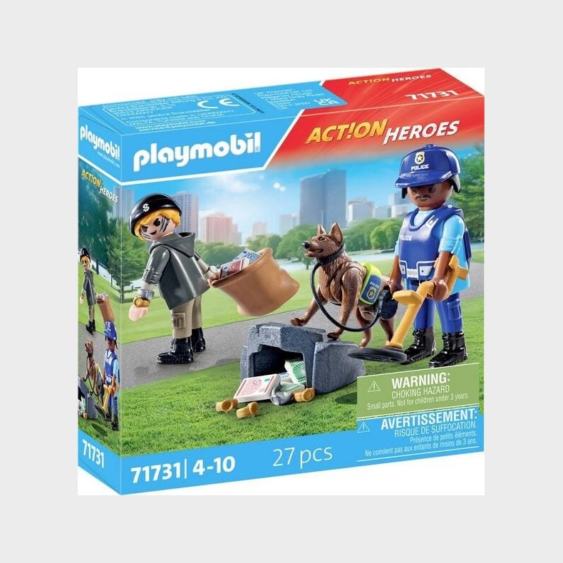 Playmobil - Police Search With Dog (71731)