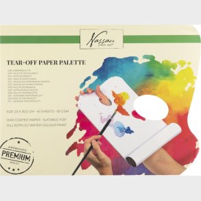 Nassau - Palette Tear-off Paper, 40 Sheets (ar0300/ge)