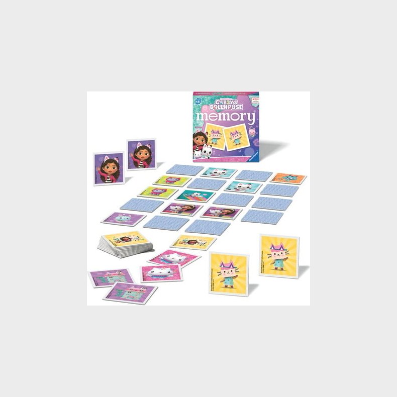 Ravensburger - Gabbys Dollhouse Mini Memory - 48 Kort