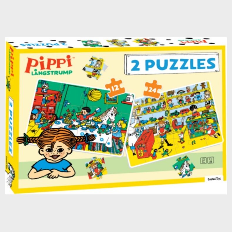 Pippi Langstrmpe -  2 Puslespil