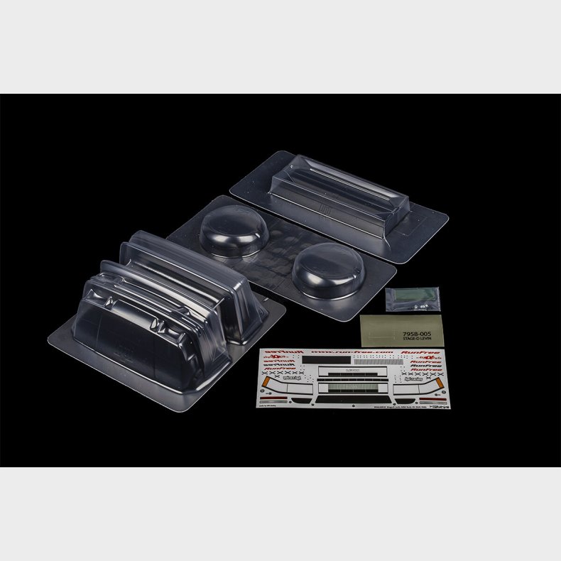 Stage-d Toyota Levin Ae86 Body Kit (run Free) - Hp7131 - Hpi Racing