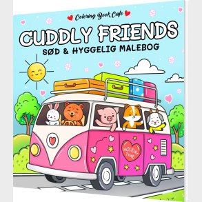 Malebog: Cuddly Friends - Cozy Coloring - Coloring Book Cafe - Bog