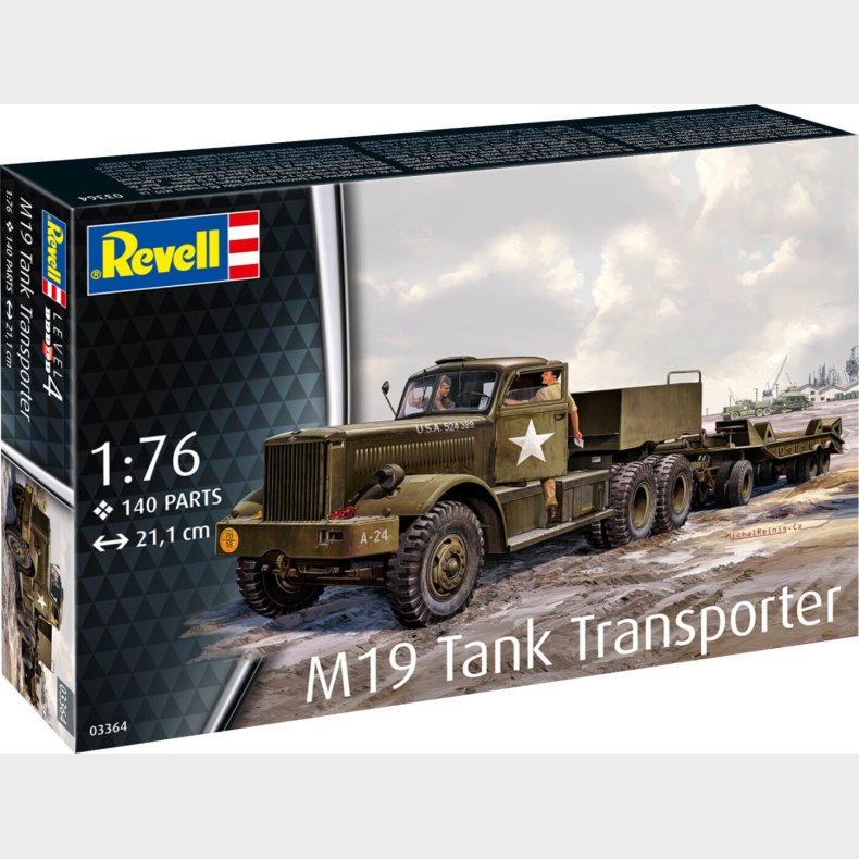 Revell - M19 Tank Transporter Model Byggest - 1:76 - 03364