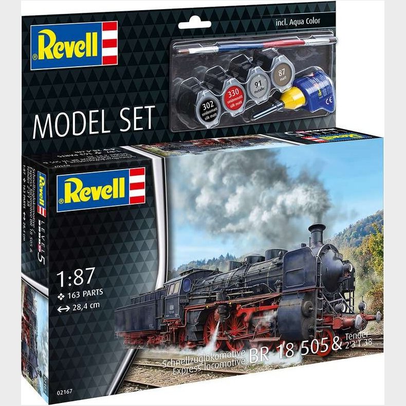 Revell - Br 18 505 W/tender Tog Byggest - 1:87 - 62167