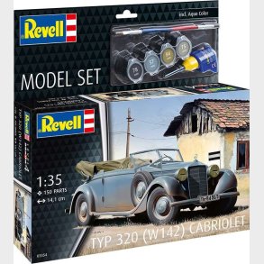 Revell - Typ 320 W142 Cabriolet Model Byggest - 1:35 - 63354