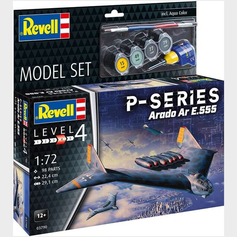 Revell - Arado Ar E.555p Series Model Byggest - 1:72 - 63790