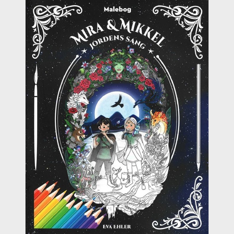 Mira Og Mikkel - Jordens Sang (malebog) - Eva Ehler - Bog