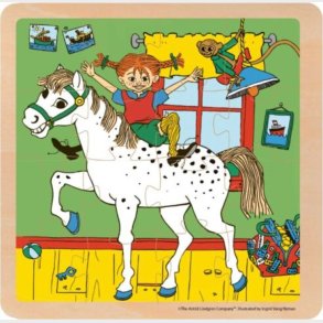 Pippi Langstrmpe - Trpuslespil - P Hest