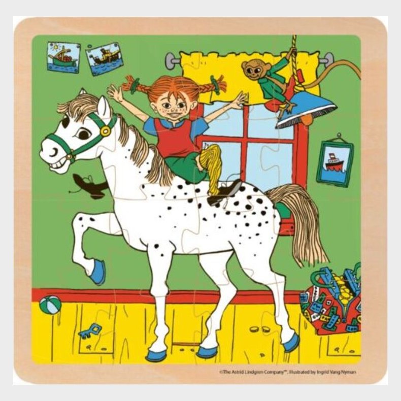 Pippi Langstrmpe - Trpuslespil - P Hest