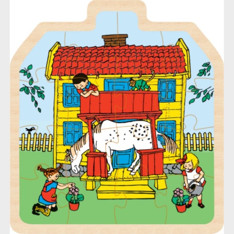 Pippi Langstrmpe - Trpuslespil - Hus