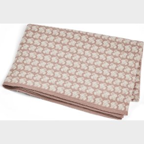 Smallstuff - Babytppe Med Kaniner - Merino Uld Pudder - 80x100 Cm