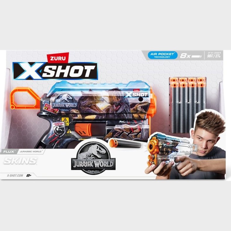 X-shot - Skins- Flux Jurassic (8 Pile)