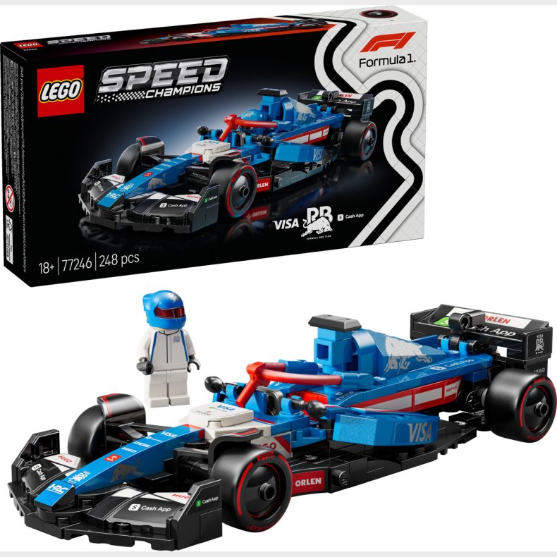 Lego - Speed Champions - Visa Cash App Rb Vcarb 01 F1-racerbil (77246)