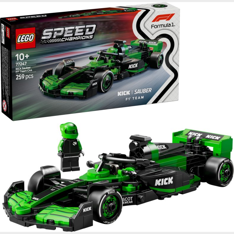 Lego - Speed Champions - Kick Sauber F1 Team C44 Racerbil (77247)