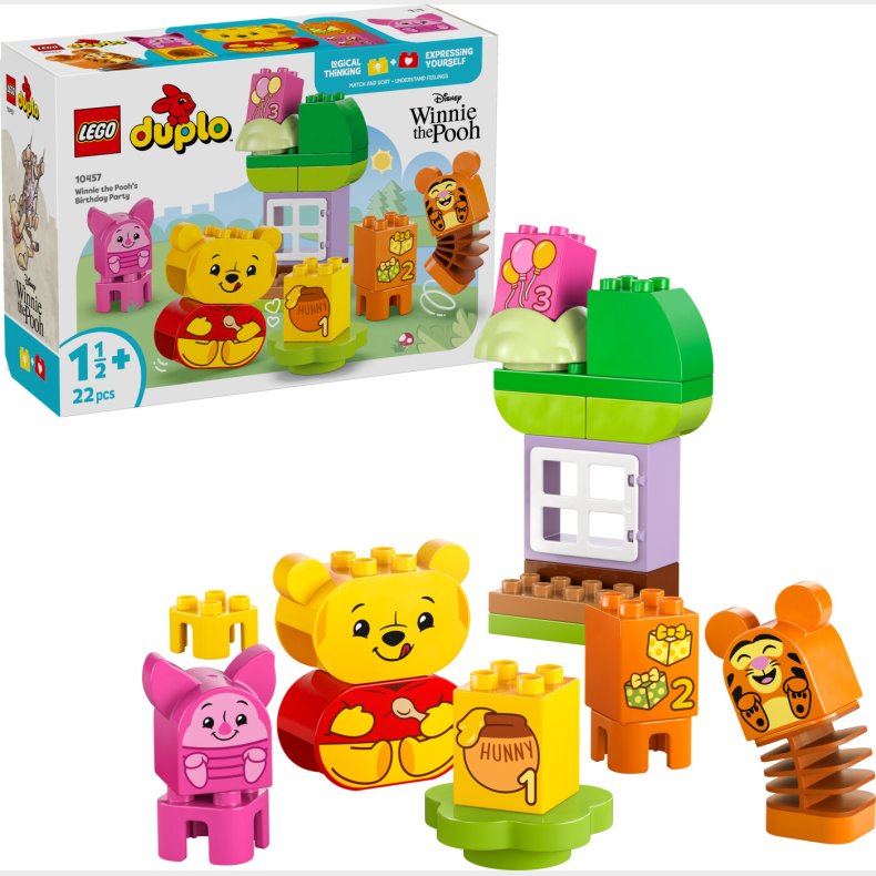 Lego Duplo Disney Winnie The Pooh - Peter Plys' Fdselsdagsfest - 10457