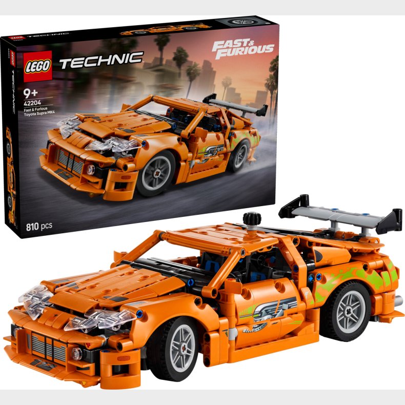 Lego - Technic - Fast And Furious Toyota Supra Mk4 (42204)