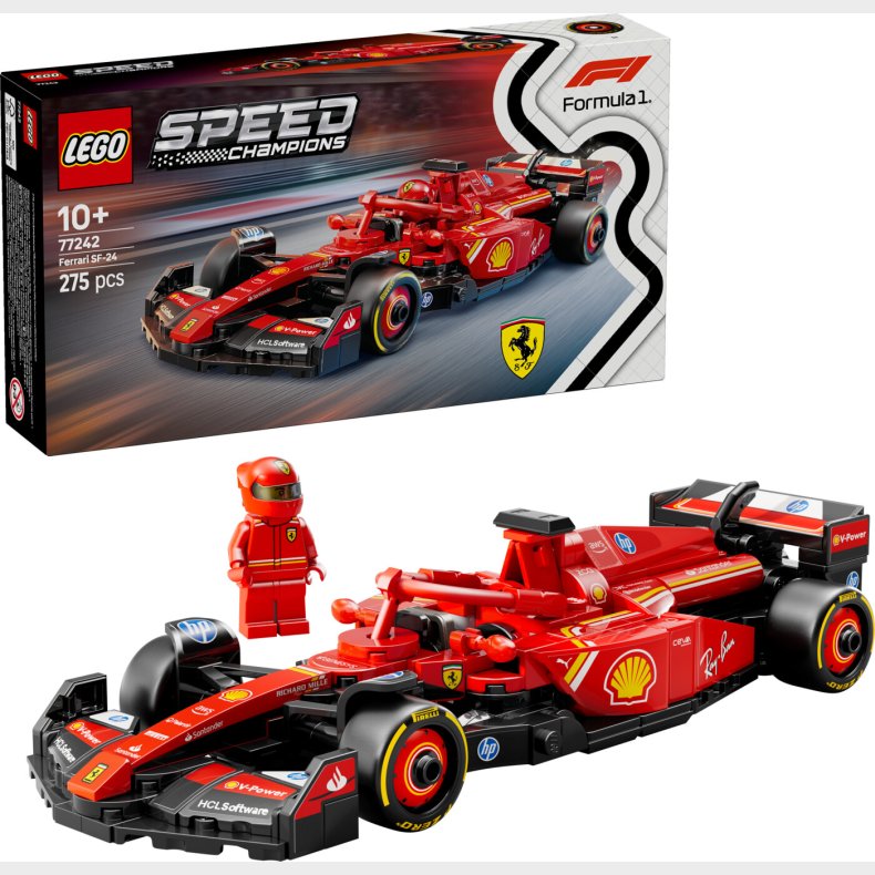 Lego - Speed Champions - Ferrari Sf-24 F1 Racerbil (77242)