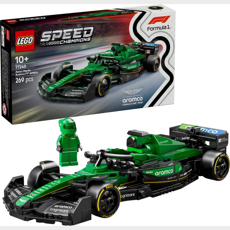 Lego - Speed Champions - Aston Martin Aramco F1 Amr24 Racerbil (77245)