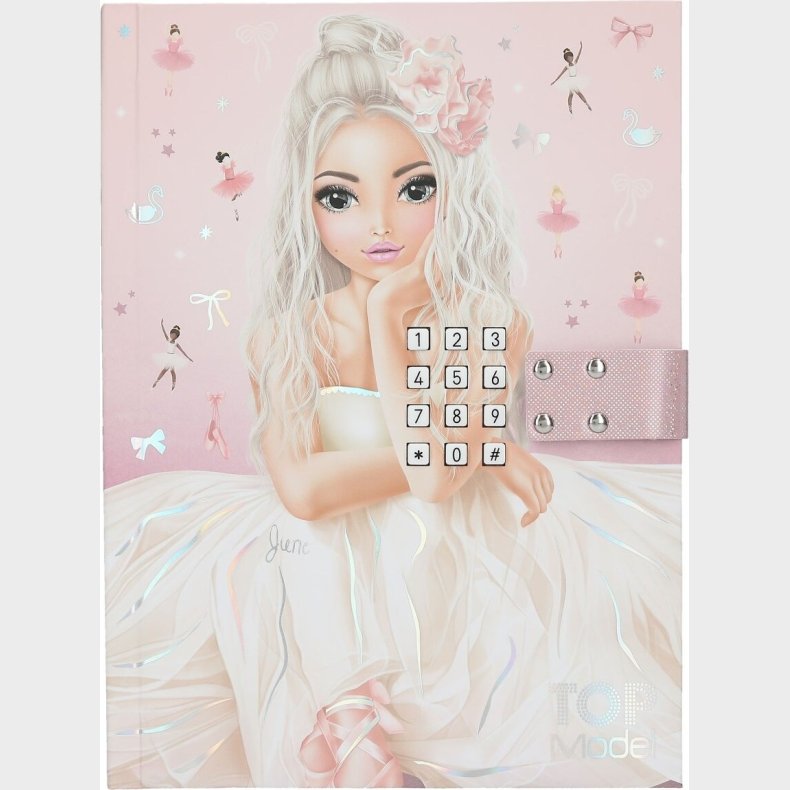 Topmodel - Topmodel Dagbog Med Kode Og Musik Ballet - - Bog