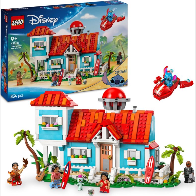 Lego - Disney Classic - Strandhuset Fra Lilo Og Stitch (43268)