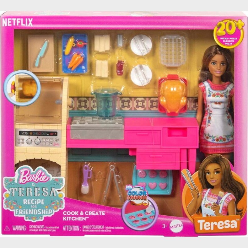 Barbie - Barbie Recipe For Friendship Teresa's Kkken - (960-2517)