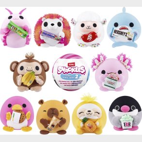 Snackles Bamse - 14 Cm - Series 2 - Assorteret