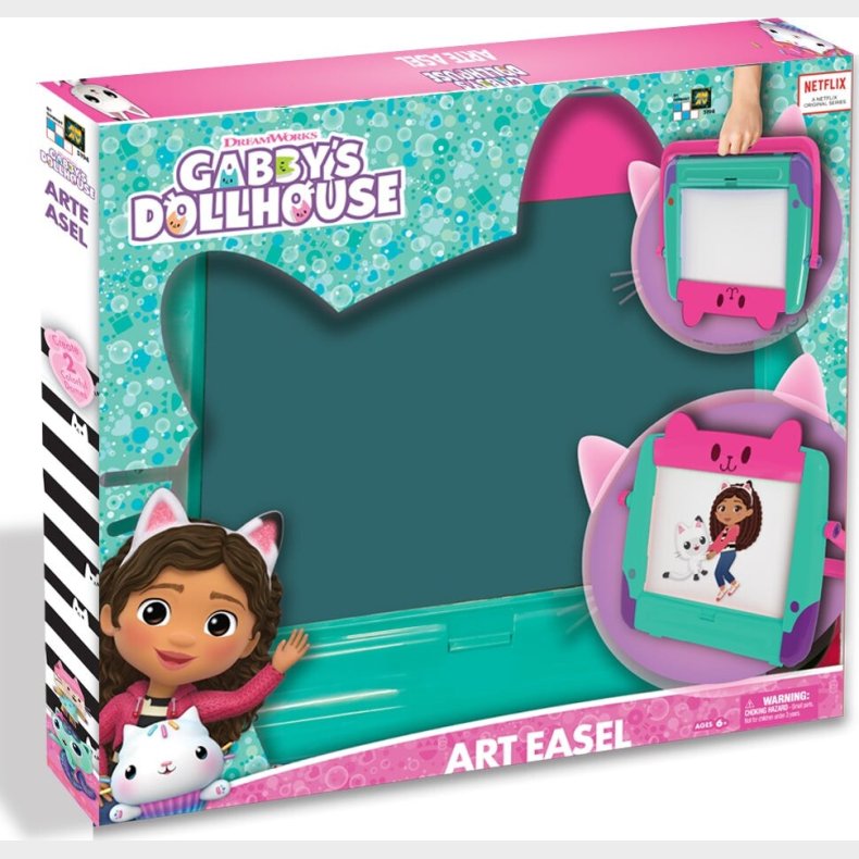 Diamantino - Gabby's Dollhouse 4-i-1 Tegnetavle - (107110)
