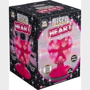 3-2-6 - Hjerte Diskokugle Med Led Lys