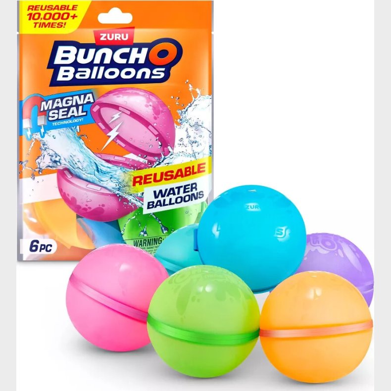 Bunch O Balloons - Genanvendelige Vandballoner 6 Pakke