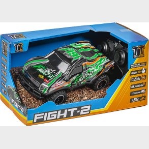 Fight-2 R/c 1:24 2,4ghz W/light, Green - Tec-toy
