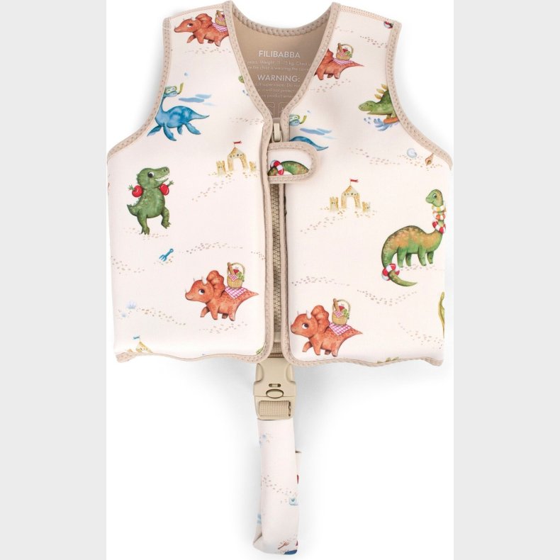 Filibabba - Svmmevest 5-6 r - Dino Beach (fi-03573)