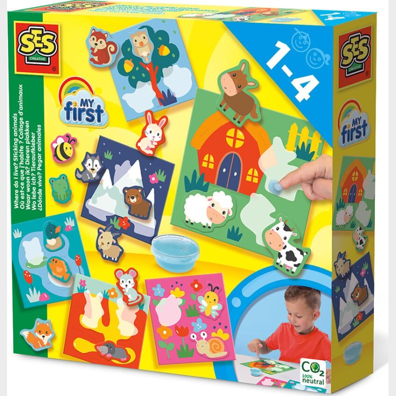 Ses Creative - Min Frste - Hvor Bor Dyrene - (s14401)