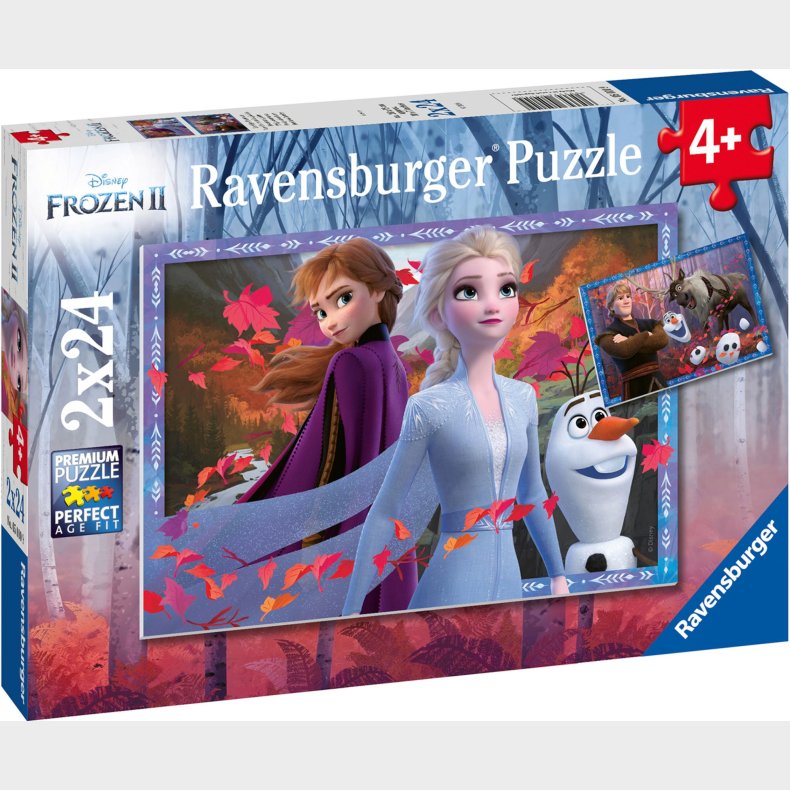 Ravensburger Disney Frozen Puslespil 2x24 Brikker