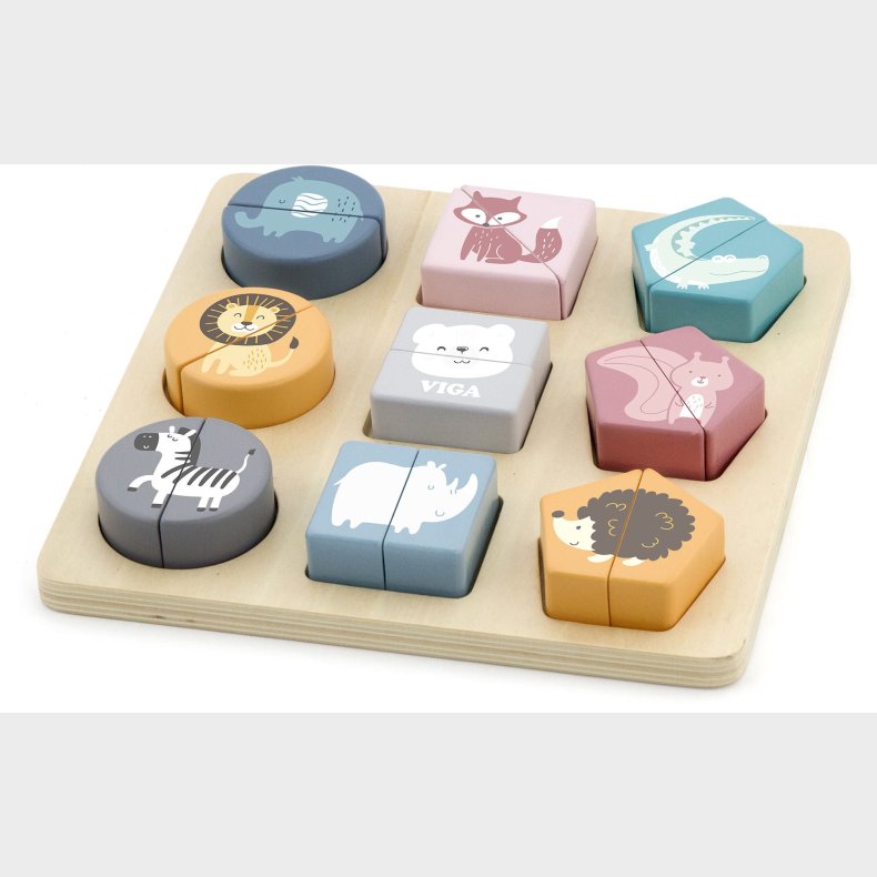 VIGA Trpuslespil Vilde Dyr