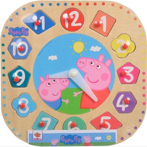 Gurli Gris Puslespil Ur, 25 cm