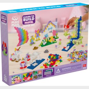 Plus-Plus Learn to Build Super Set Pastel