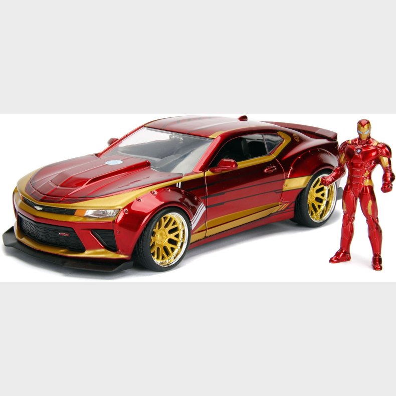 Marvel Ironman 2016 Chevy Camaro SS med Figur